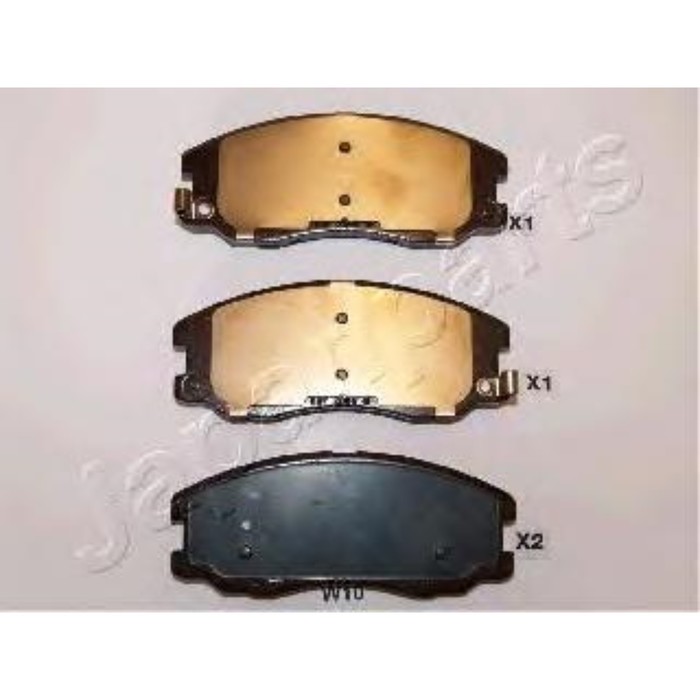 Колодки тормозные  JAPANPARTS PAW10AF