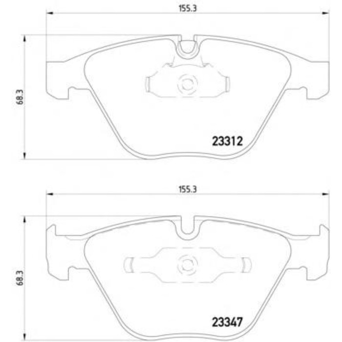 Колодки тормозные  TEXTAR 2331207