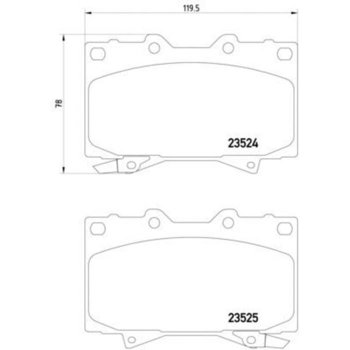 Колодки тормозные  TEXTAR 2352402