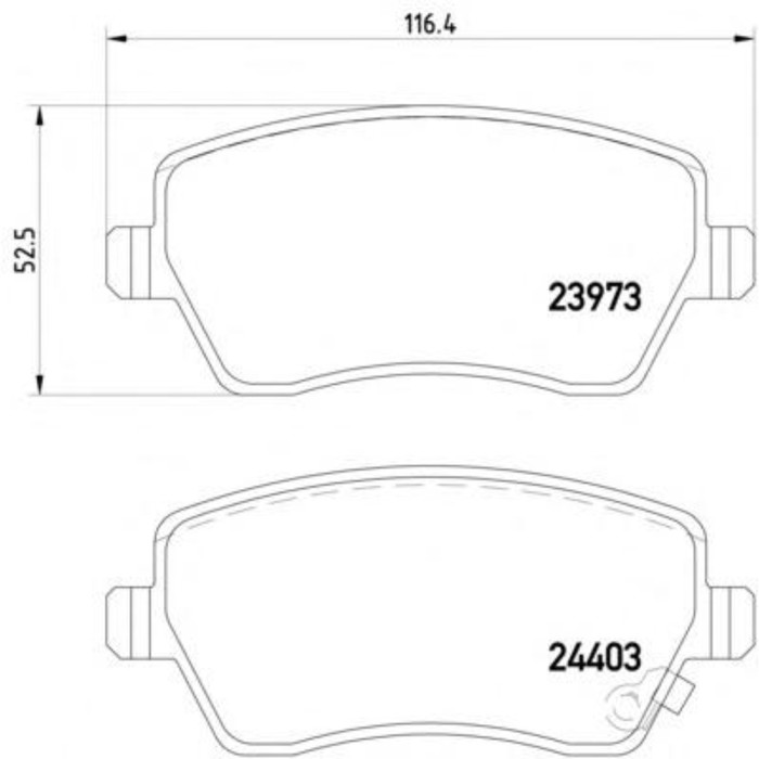 Колодки тормозные TEXTAR 2397302