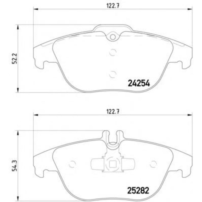 Колодки тормозные TEXTAR 2425401