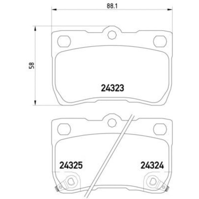 Колодки тормозные TEXTAR 2432301