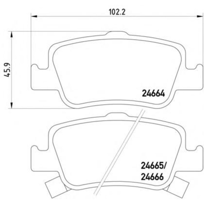 Колодки тормозные TEXTAR 2466401