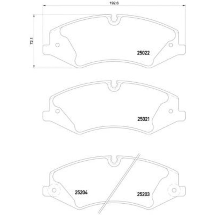Колодки тормозные TEXTAR 2502201