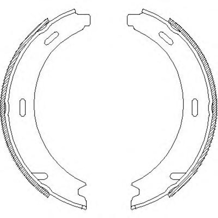 Колодки тормозные REMSA 409300