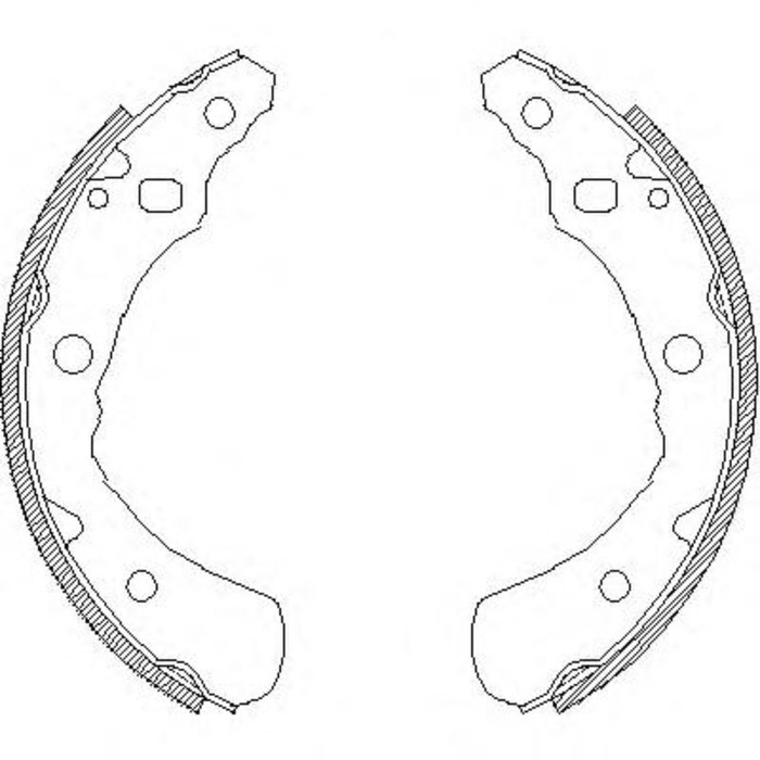 Колодки тормозные REMSA 417400