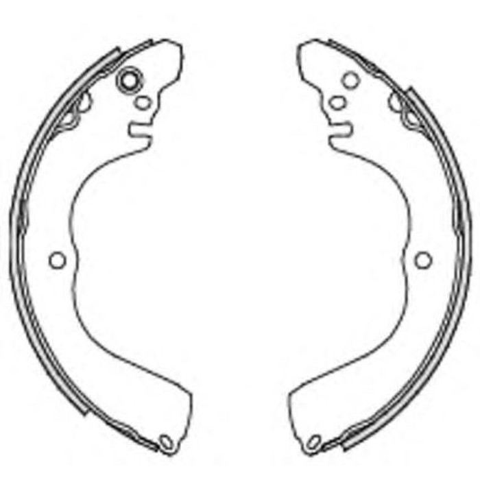 Колодки тормозные REMSA 423300