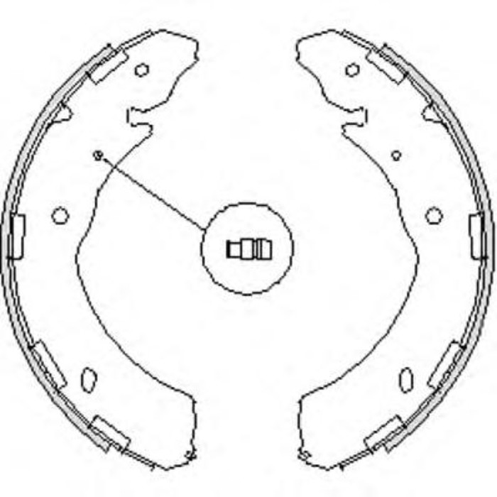 Колодки тормозные REMSA 423600
