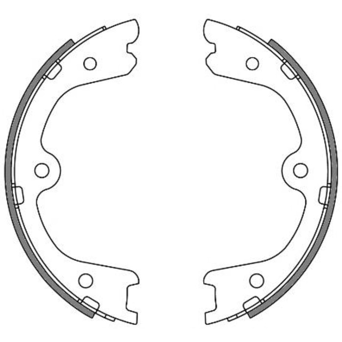 Колодки тормозные REMSA 426400