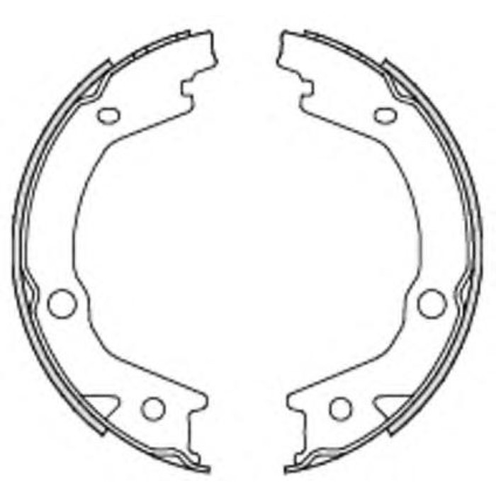 Колодки тормозные REMSA 469700