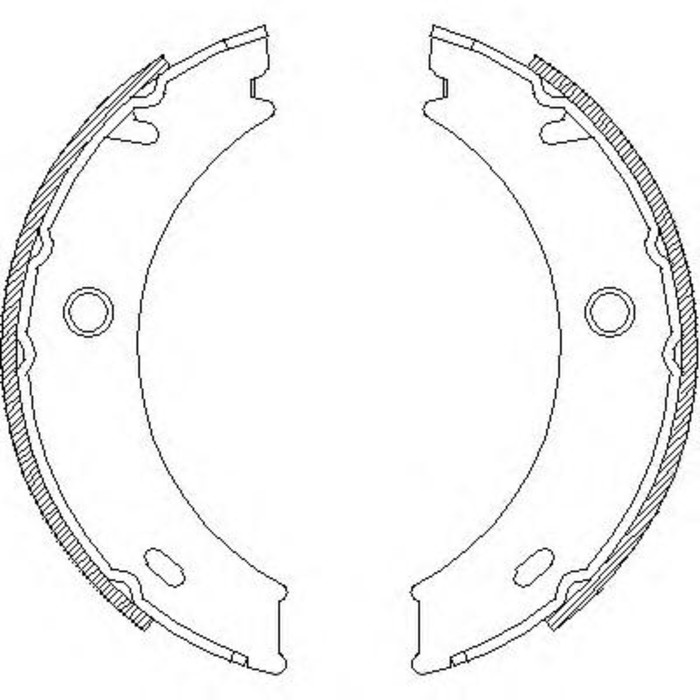 Колодки тормозные REMSA 471401