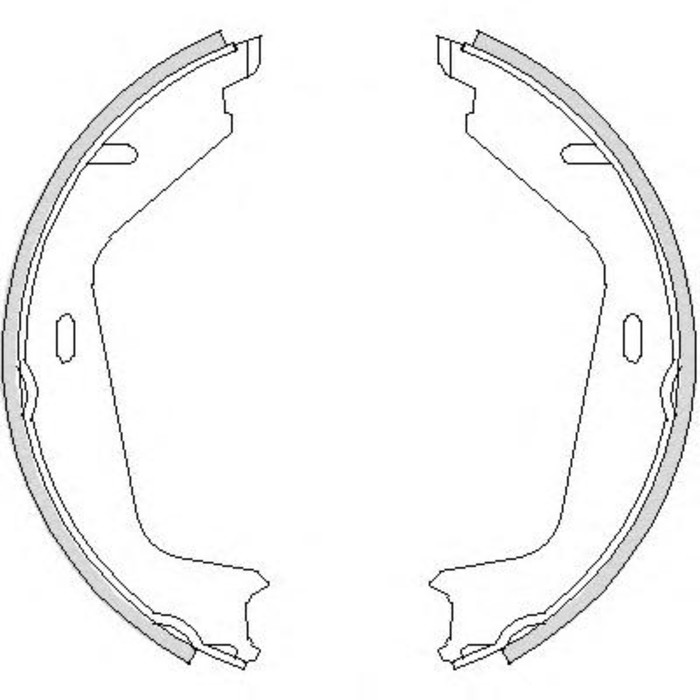 Колодки тормозные REMSA 472600