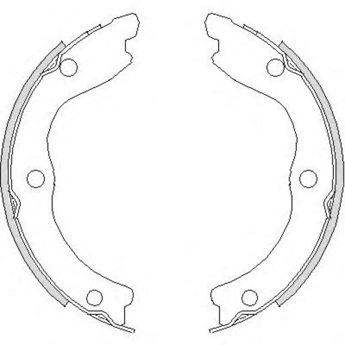 Колодки тормозные REMSA 473600