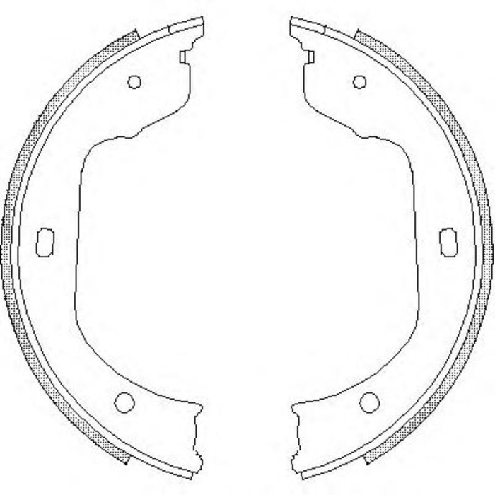 Колодки тормозные REMSA 474000