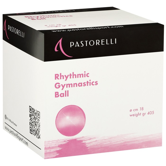 фото Мяч гимнастический pastorelli new generation fig, 18 см, цвет изумруд
