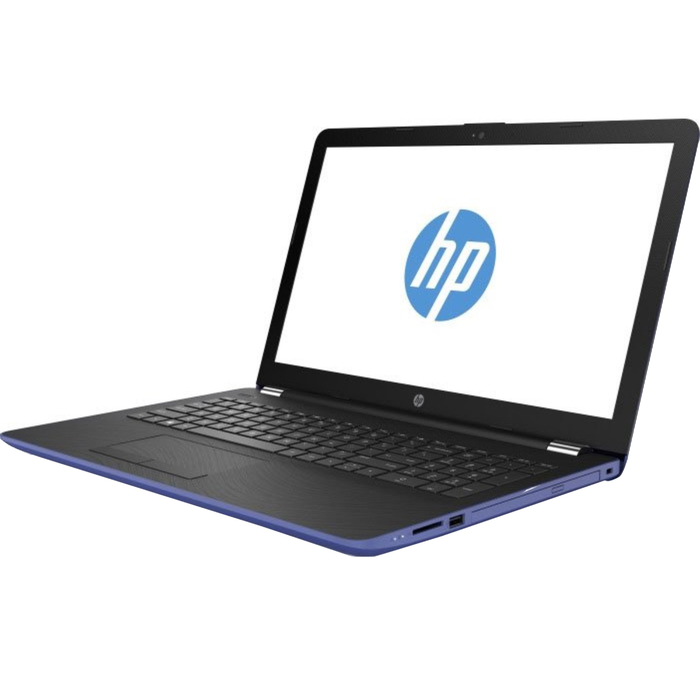 Ноутбук HP15-bs050ur 15.6"1366x768/Pent N3710(1.6Ghz)/4Gb/500Gb/noDVD/Rad 520 2GB/W10/синий 378379