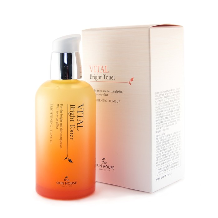 Витаминизированный осветляющий тоник Vital Bright The Skin House, 130 мл