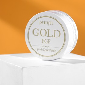 Патчи для глаз Gold & EGF Eye & Spot Petitfee, с золотыми частицами и фактором роста EGF, 60 шт.