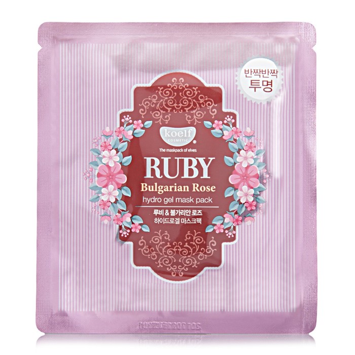 Гидрогелевая маска Рубин и масло розы Koelf, 30 г