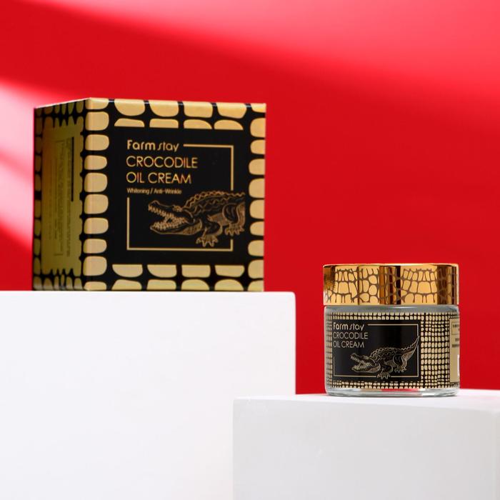 Питательный крем с жиром крокодила FarmStay, 70 г