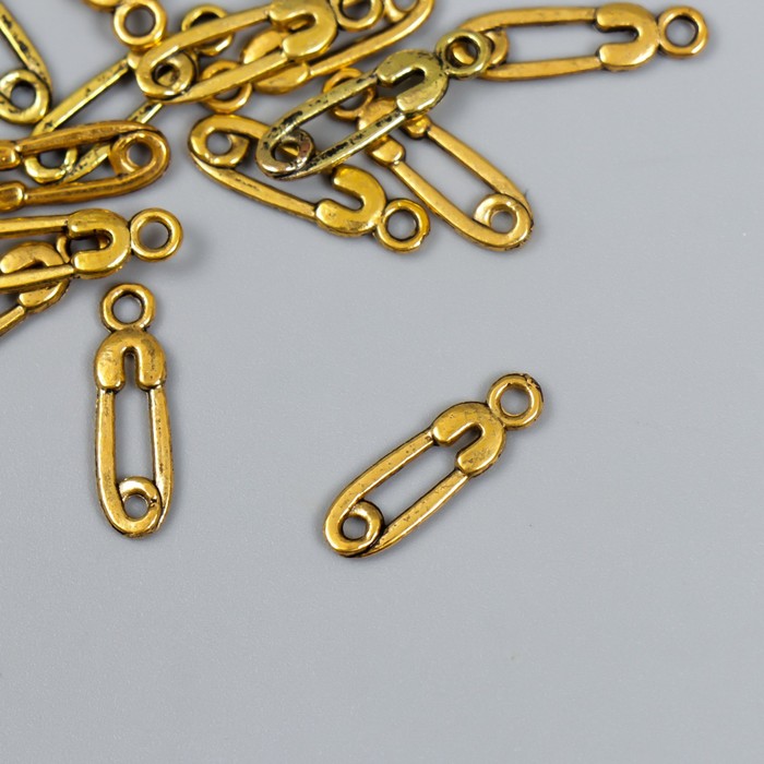 Декор для творчества металл "Булавка" бронза 1,1х0,3 см