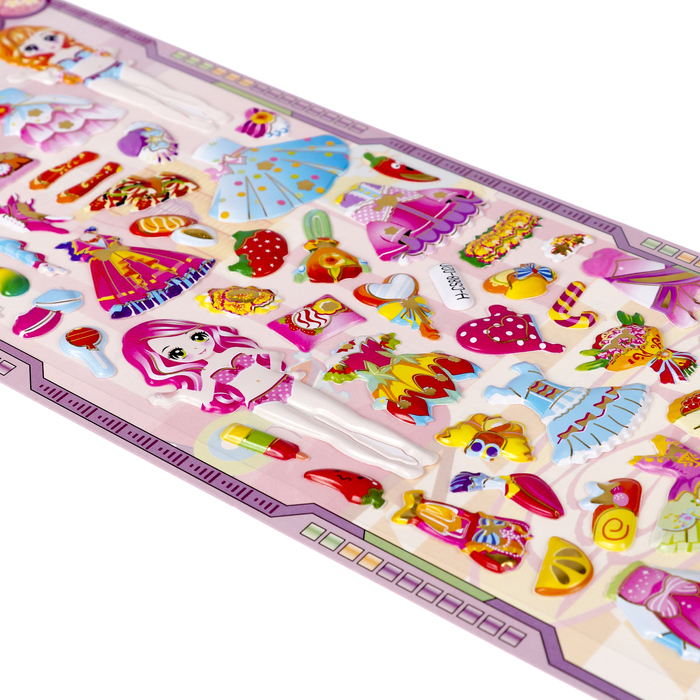 Наклейка пластик "Бутик модной одежды" МИКС 36х12,5 см