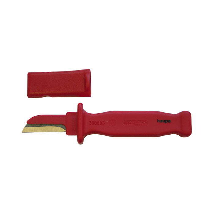 Нож Haupa 200005, для резки кабеля, диэлектрический, прямое лезвие, 40 мм