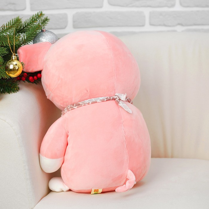 Мягкая игрушка "Свинюшка в платочке" на животике сердца