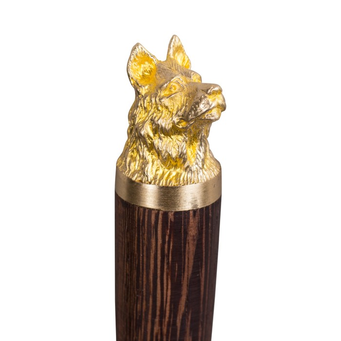 Шампуры подарочные 6 шт. «Собака» в колчане из натуральной кожи