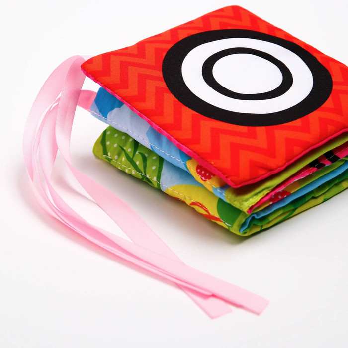 Мягкая книжка-бортик на кроватку «Малыши», 12х60 см, с шуршалкой