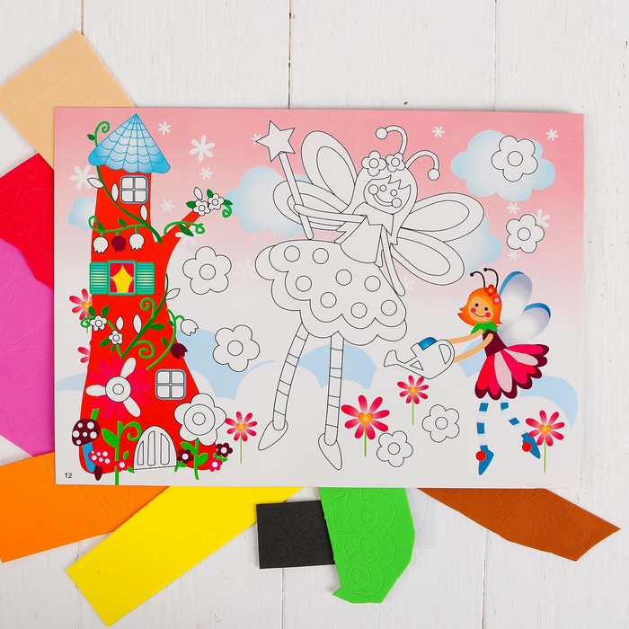 Аппликация 3D "Фея" из ЕVA