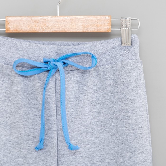 Спортивный костюм для мальчика MINAKU "Космос", рост 146-152 см, цвет серый/голубой