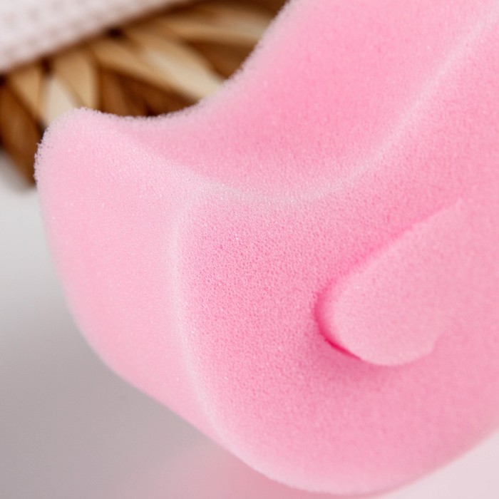 Детская губка-мочалка «Птичка»