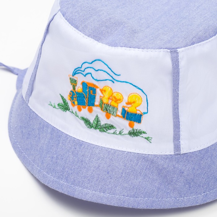 Панама для мальчика 1800, цвет джинс, размер 48-50 см