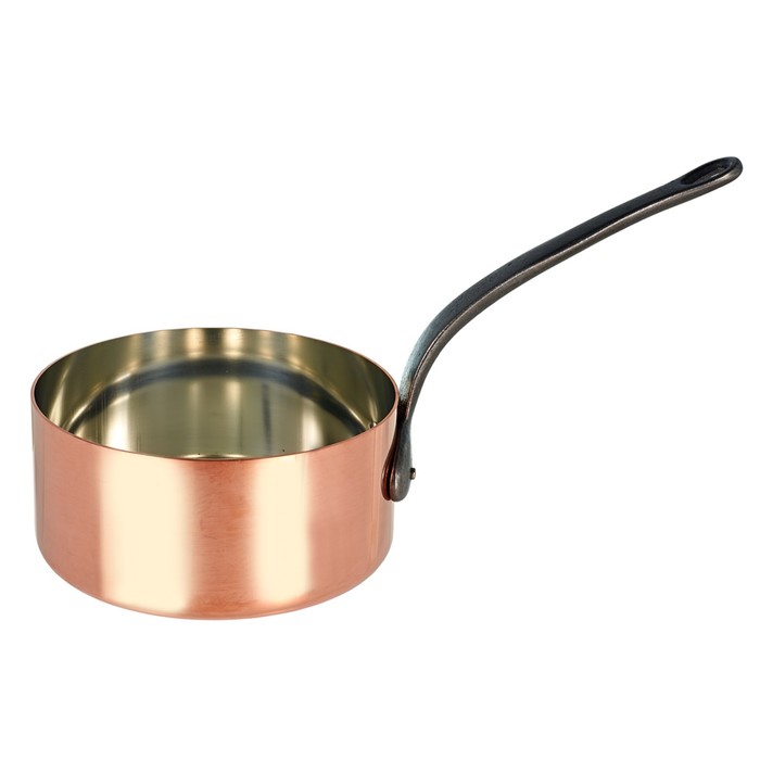 Ковш 18 см лужёный, гладкий, 20/10, 2,2 л