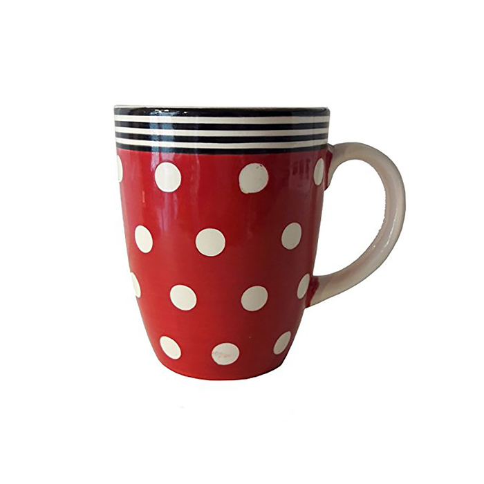 Кружка "Горох" 300 мл, красная