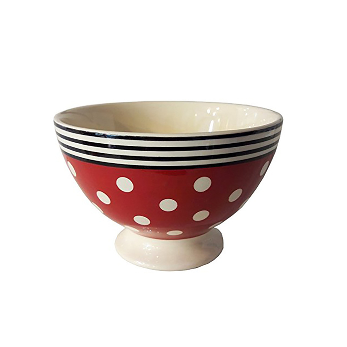 Пиала "Горох" 500 мл, 14,5 см, красная