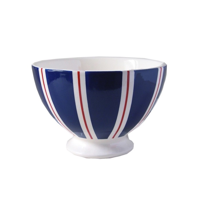Пиала "Полосы" 500 мл, 14,5 см, тёмно-синяя