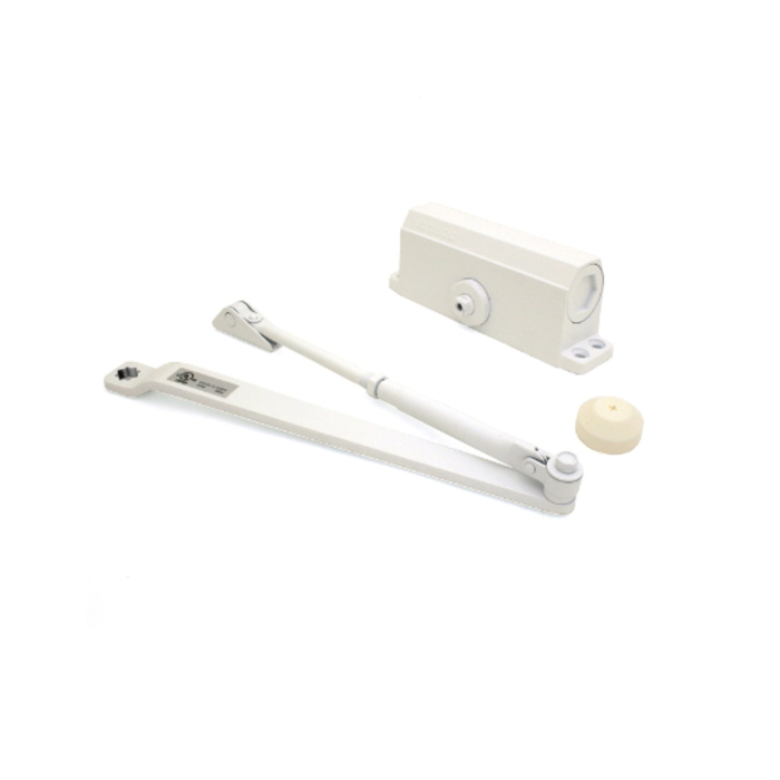 Доводчик дверной NOTEDO DC-100 "Легкий характер" WHITE, до 120 кг, белый