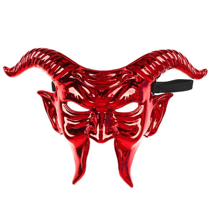 Карнавальная маска «Дьявол», цвет красный