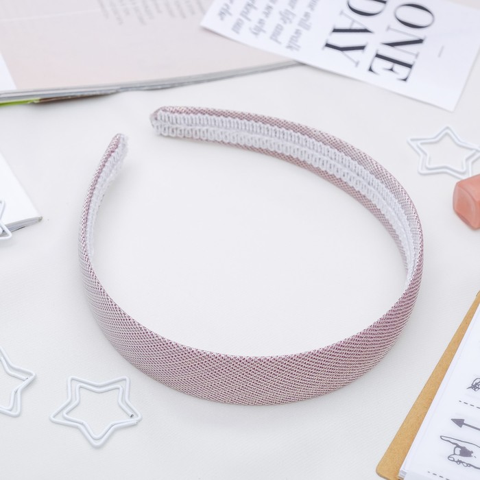 Ободок для волос "Космея" 2,5 см перелив, микс