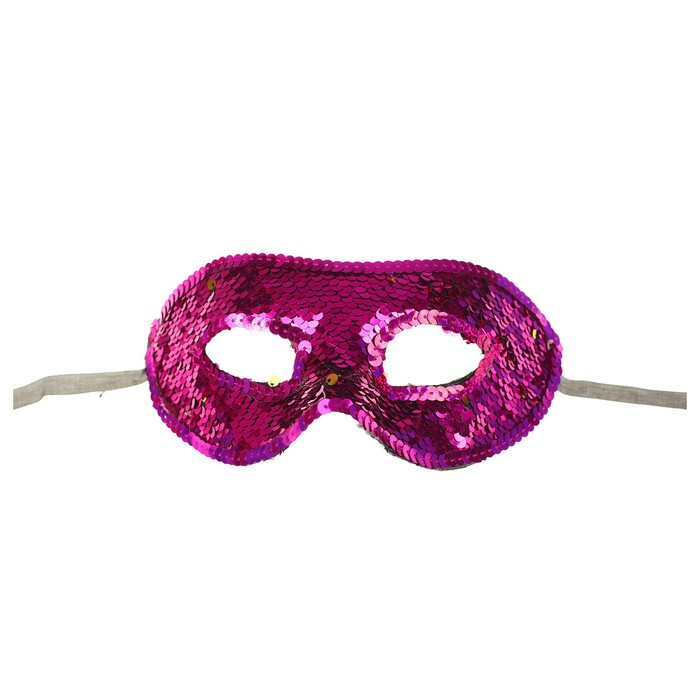 Карнавальная маска "Загадка", цвет фуксия
