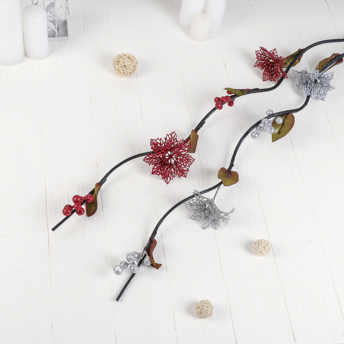 Декор тинги "Золотое цветение" (цена за шт) фасовка 5шт, 150 см