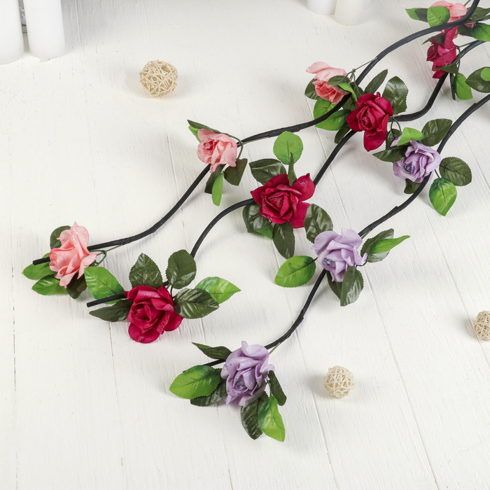 Декор "Нежное соцветие роз" (цена за шт) фасовка 5шт, 150 см