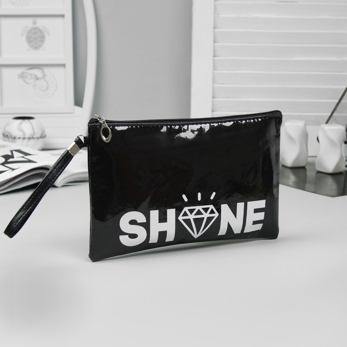 Клатч "SHINE", цвет чёрный