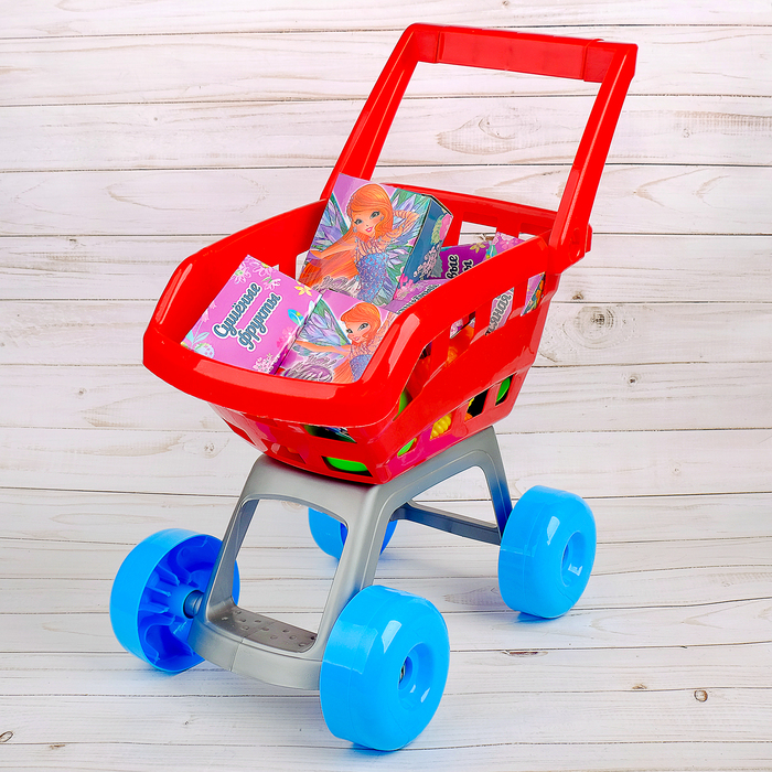 Касса с продуктовой тележкой, феи ВИНКС, 30 предметов