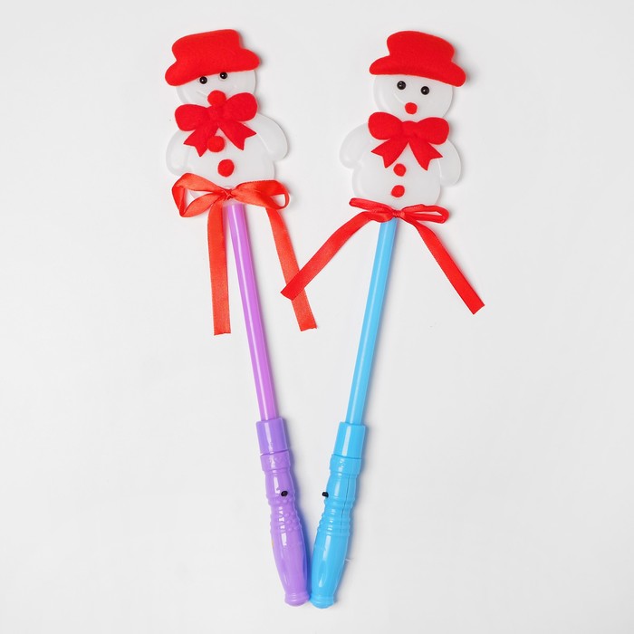 Палочка световая "Снеговик", цвета МИКС