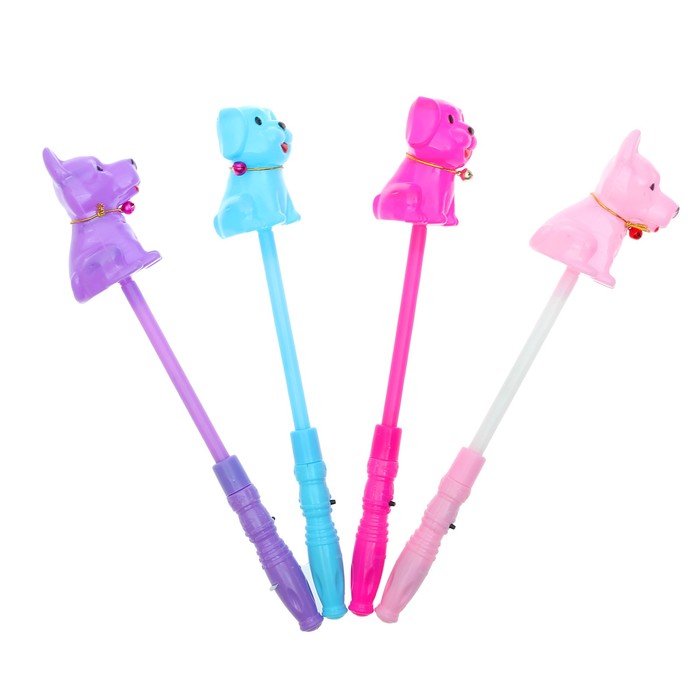 Палочка световая "Собачка", цвета МИКС