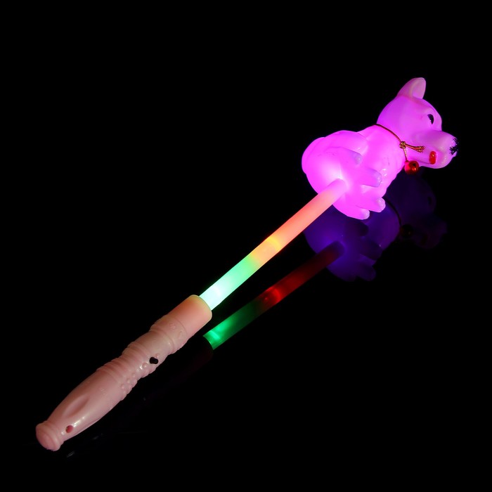 Палочка световая "Собачка", цвета МИКС