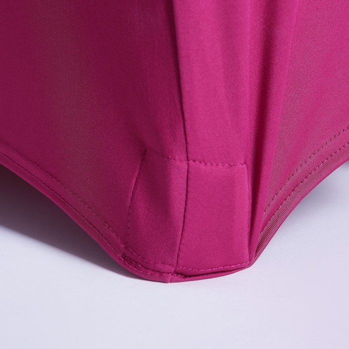 Чехол свадебный на стул, малиновый